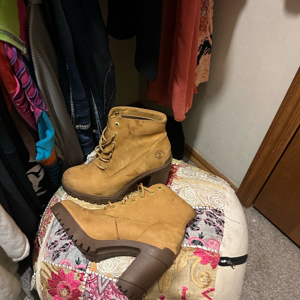 Timberland Women's Brown Lace-Up Boots